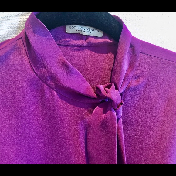 BOTTEGA VENETA brand new, unworn silk blouse, 44 - Picture 3 of 7